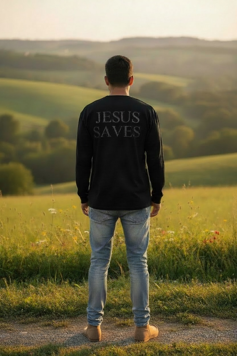 JESUS SAVES LONG SLEEVE